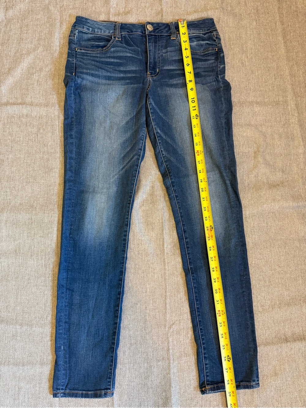 American Eagle Outfitters Women's Blue jeggings Jeans - Picture 9 of 10